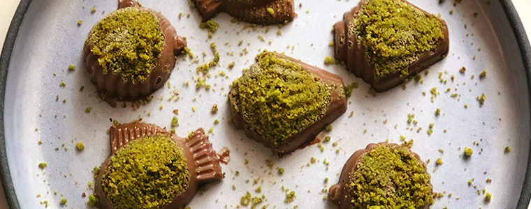 Avokadolu&Fıstıklı Dondurma Topları 