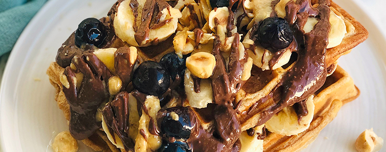 Fıstık Dolgulu Waffle 